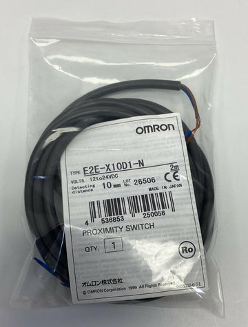 Omron E2E-X10D1-N Proximity Sensor Switch Sense: 10mm  12-24VDC - 0