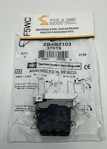 Telemecanique ZB4BZ103 Push Button Contact Block