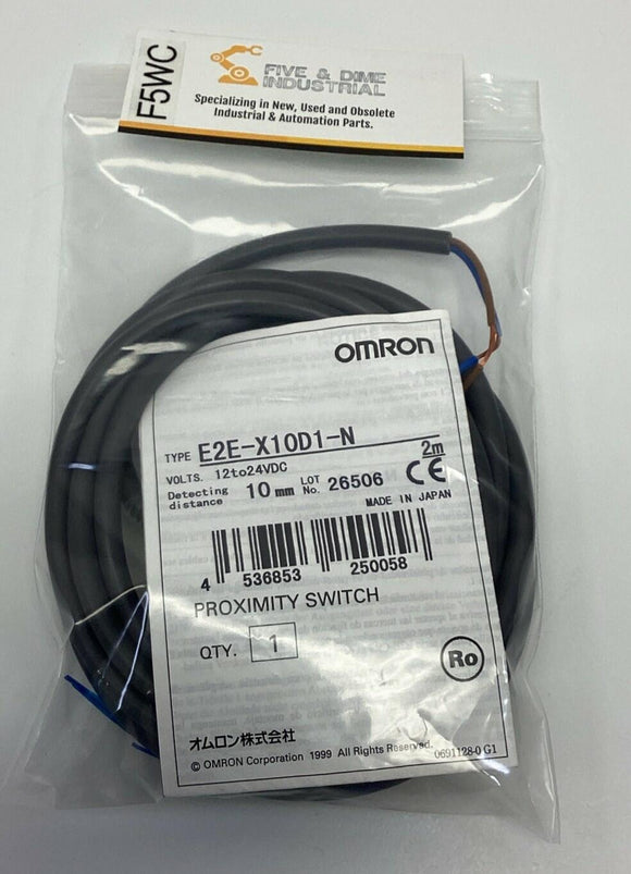 Omron E2E-X10D1-N Proximity Sensor Switch Sense: 10mm  12-24VDC