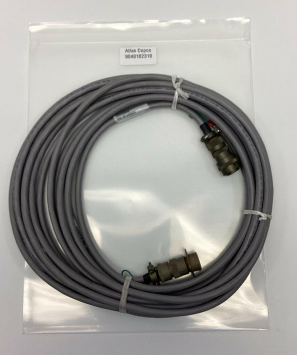 Atlas Copco 9040102310 19-Pin Shielded Extension Cable 10-Meters