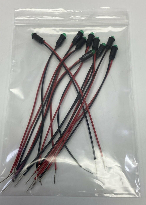 Dialight 559-2201-003F Neon Green Panel Mount Indicator Lamp Pack of 10