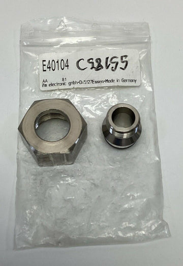 IFM Efector E40104 Screw-In Adapter for process Sensors - 0