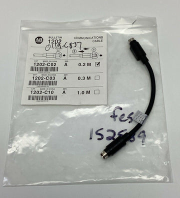 Allen Bradley 1202-C02 Ser. A Communication Cable 0.2 Meters - 0