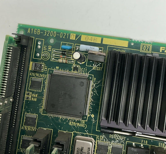 Fanuc A16B-3200-0210/04B Main CPU Board FS16/18 w/ PCI Cards as Shown