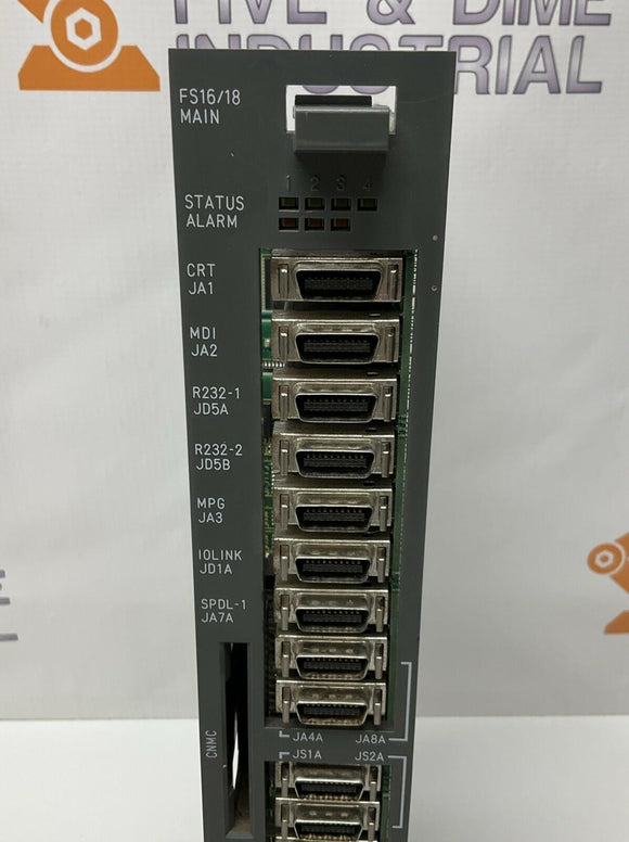 Fanuc A16B-3200-0210/04B Main CPU Board FS16/18 w/ PCI Cards as Shown