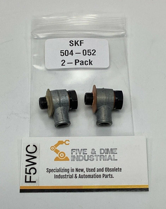 SKF 504-052 Steel Elbow Banjo Fitting 2-Pack