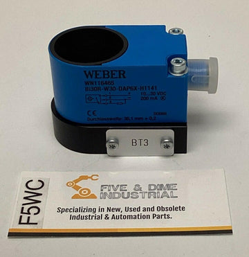 Weber WN116465 Inductive Ring Sensor 10-30VDC  Bi30R-W30-DAP6X-H1141