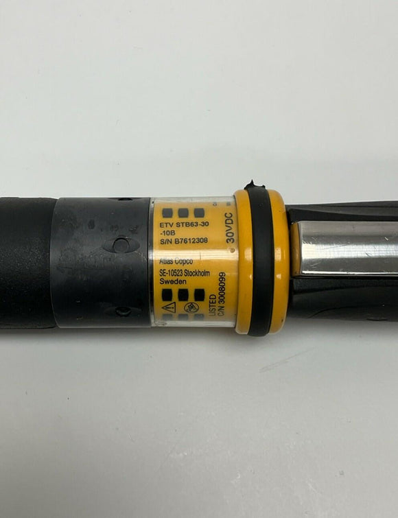Atlas Copco ETV STB63-30-10B Tensor STB 30VDC Electric Torque Driver 3/8" Head