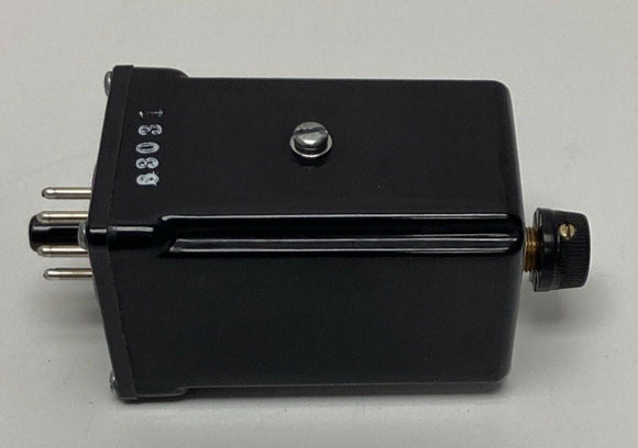 ISSC Model 1017 Solid State Timer  .06-10 Seconds 120V AC/DC Input, 120VAC Out.