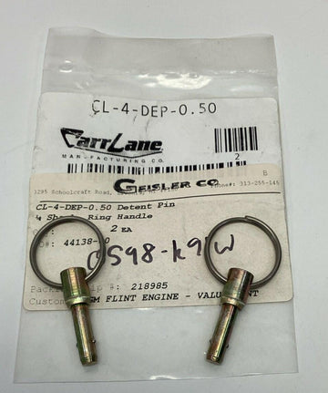 Carr Lane CL-4-DEP-0.50 1/4" Diameter x 0.5" Grip Length Detent - 0