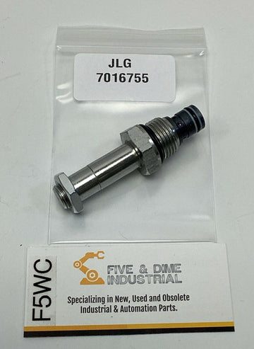 JLG  7016755 Valve Cartridge 2-Way w/o Coil Hydraulic