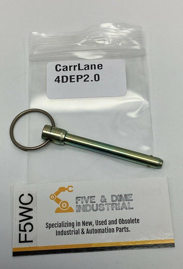 Carr Lane 4DEP2.0 1/4" x 2" Grip Length Quick Release Pin