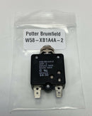Potter & Brumfield W58-XB1A4A-2  2-Amp Circuit Breaker , Spade Terminals-2
