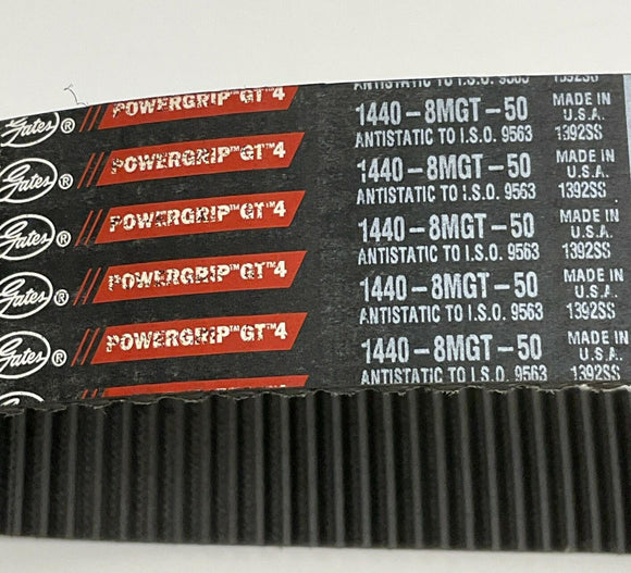 Gates 1440-8MGT-50 PowerGrip GT4 Power Transmission Timing Belt 1440-8M-50