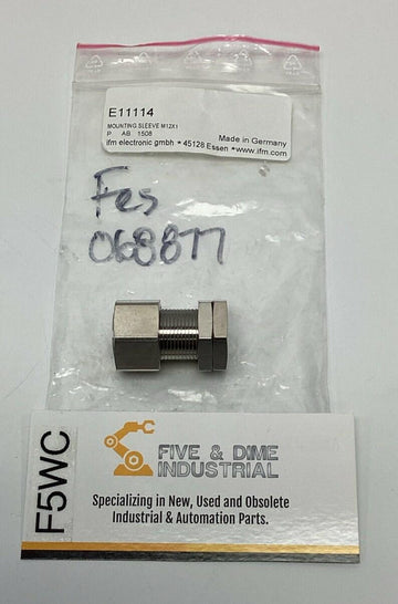 IFM Efector E11114 M12X1 Mounting Sleeve