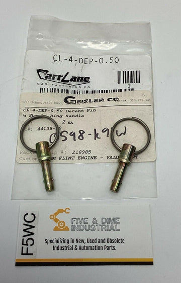 Carr Lane CL-4-DEP-0.50 1/4" Diameter x 0.5" Grip Length Detent