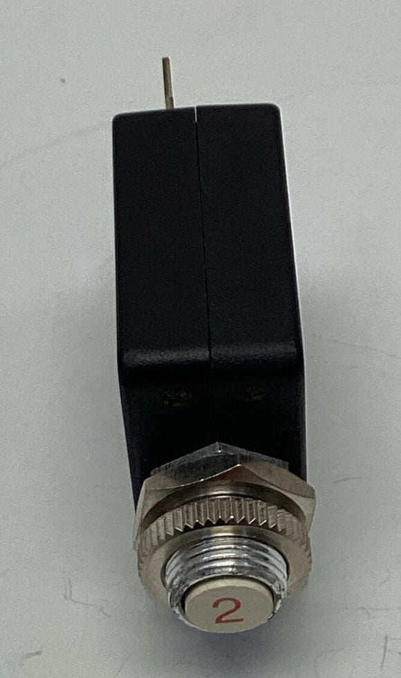 Potter & Brumfield W58-XB1A4A-2  2-Amp Circuit Breaker , Spade Terminals