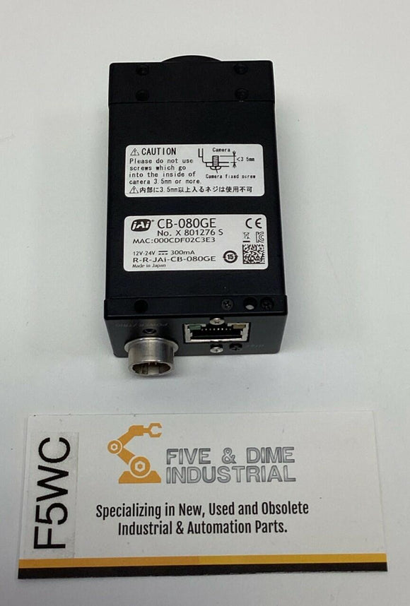 JAI CB-080GE 0.8MP Industrial Color Camera 12-24 VDC