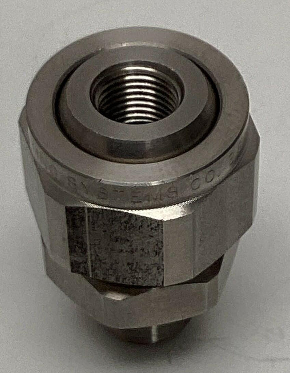 Spraying System 36275-1/4X1/8-SS  Adjustable Ball Fitting 1/8'' NPT Outlet