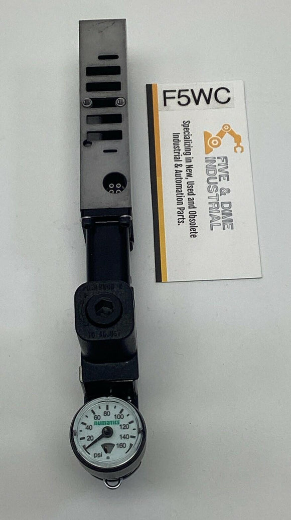 Numatics 051RS100JP16W00 Pneumatic Pressure Regulator Valve 10-130 PSI