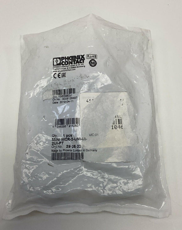 Phoenix Contact MINI MCR-2-UNI-UI-2UI-PT Universal 4-Way Signal Duplicator