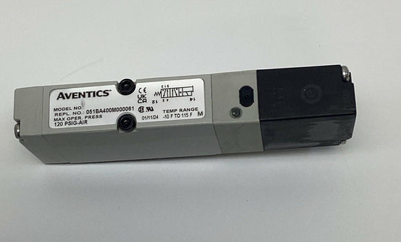 Aventics 051BA400M000061 Pneumatic Solenoid Pilot Valve