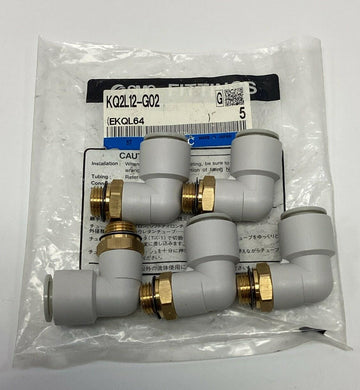 SMC KQ2L12-G02 Male Elbow Fitting (Pack of 5) - 0
