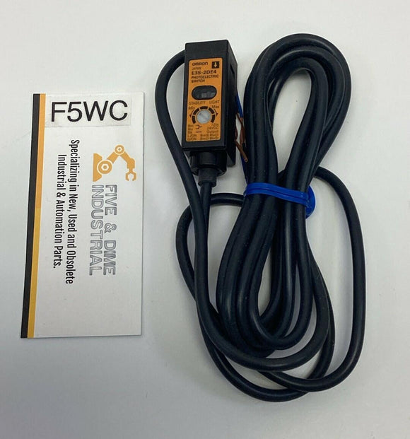 Omron E3S-2DE4 Photoelectric Switch Sensor 12-24VDC  2-Meters