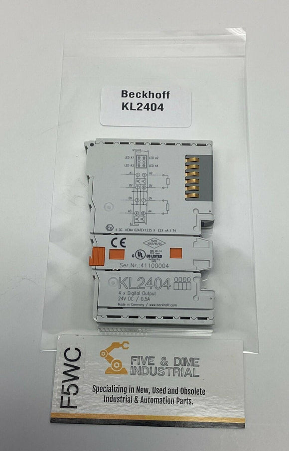 Beckhoff KL2404 Digital PLC Output Module 24VDC