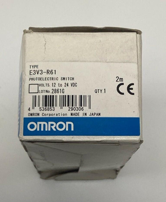 Omron E3VE-R61 Photoelectric Sensor Kit with Reflector 12-24VDC