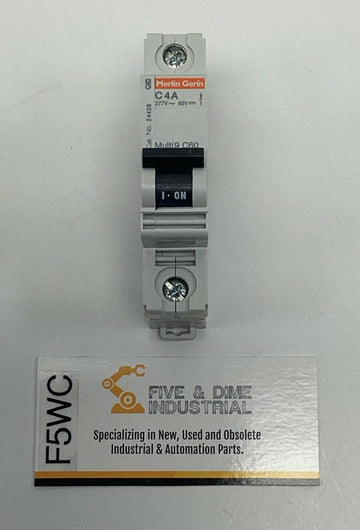 Square D MG-24428 Circuit Breaker 4-Amp 277VAC, 65VDC Merlin Gerin