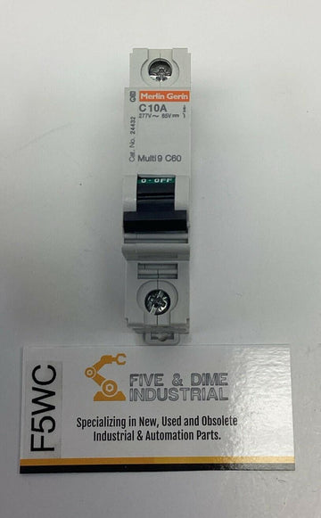 Square D MG-24432 Circuit Breaker 10-Amp, 277VAC, 65VDC Merlin Gerin