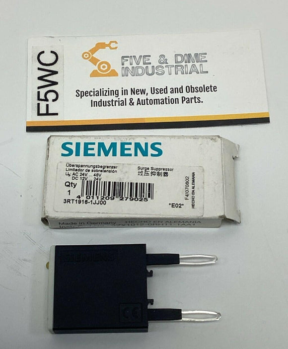 Siemens 3RT1916-1JJ00 Surge Suppressor 24-48VAC, 12-24VDC