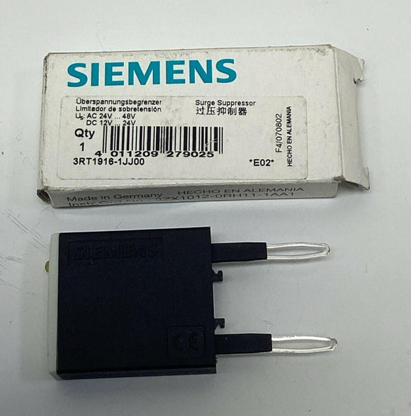 Siemens 3RT1916-1JJ00 Surge Suppressor 24-48VAC, 12-24VDC