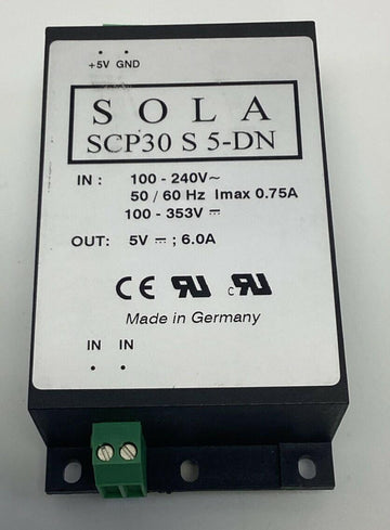Sola SPC30-5-DN  5 VDC Power Supply - 0