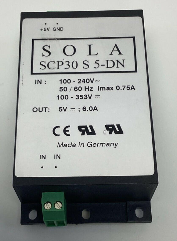 Sola SPC30-5-DN  5 VDC Power Supply