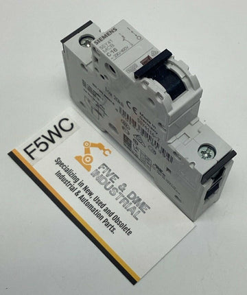 Siemens 5SY4116-7  16-Amp, 1-Pole Circuit Breaker 230/400VAC MCB-C16