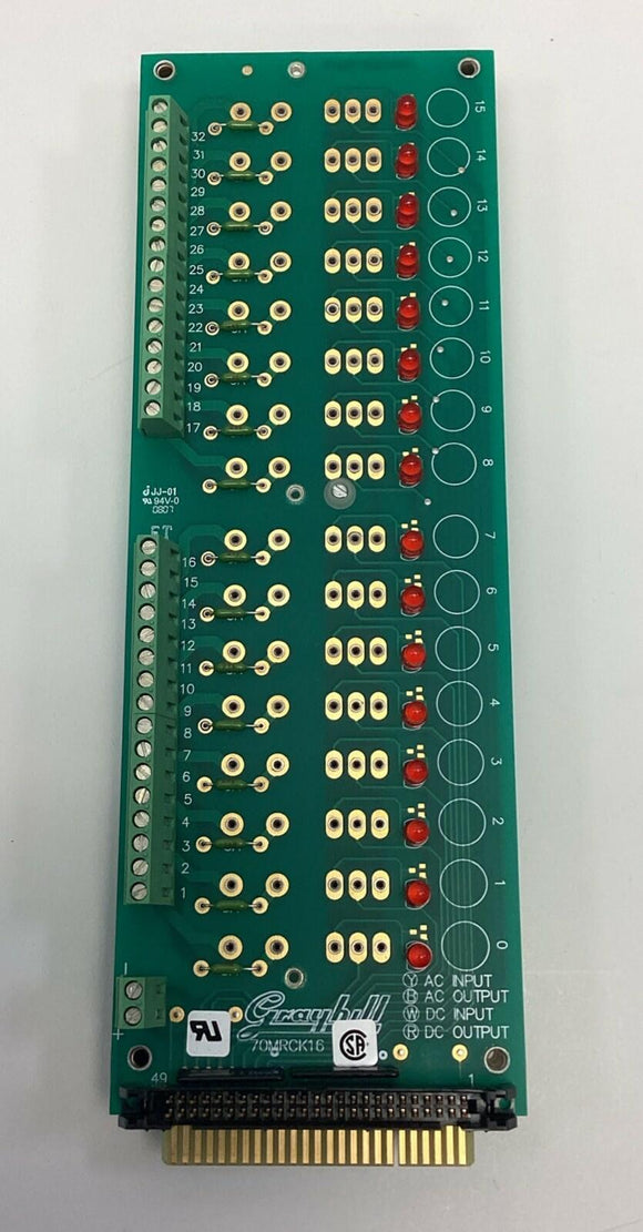 Grayhill 70MRCK16 16 Channel I/O Inline Rack, 50-Pin Header