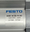 Festo DSBC-40-80-PA-N3 / 1461995 Pneumatic Cylinder 40mm Bore 80mm Stroke-3