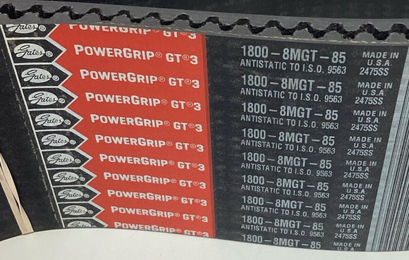Gates 1800-8MGT-85 PowerGrip Power Transmission Timing Belt 1800-8M-85