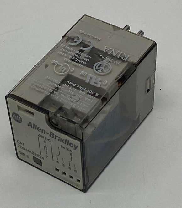 Allen Bradley 700-HA32Z24 8-Pin Round Base Relay 24VDC Coil