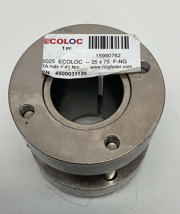 Ringfeder 15990762 Coupling 5025 Ecoloc 35X75 F-NG  1-3/8'' Bore