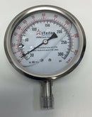 Stellar STE500-2 Ammonia Gauge 30inHg-300 PSI, 316 SS Tube & Socket 1/4'' NPT-2
