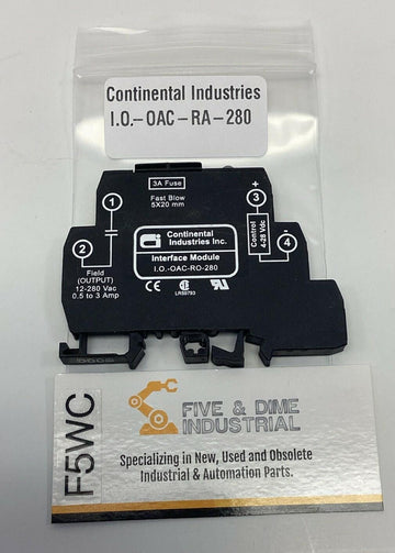 Continental Industries I.O.-OAC-RA-280 Control Interface Module, 3A