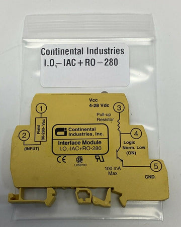 Continental Industries I.O.-IAC+RO-280 Logic Interface Module - 0