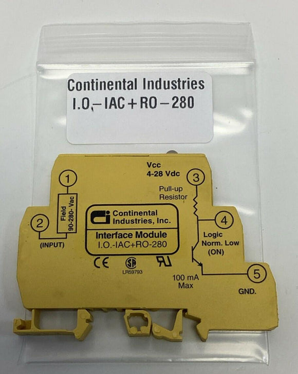 Continental Industries I.O.-IAC+RO-280 Logic Interface Module