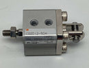 SMC CQ2D12-5DM Compact Pneumatic Cylinder with Clevis 12mm Bore, 5mm Stroke-2