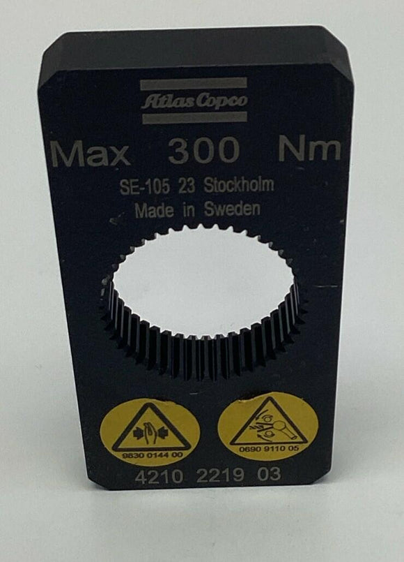 Atlas Copco 4210-2219-03 Nutrunner Reaction Bracket 100x50x12mm