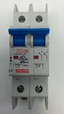 Techna JTEC489-2C06  2-Pole 6-Amp Circuit Breaker 480Y, 277VAC-4