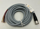 Molex Woodhead 1200948126 M23 12-Pole Female Single-End Cable, 5M BG20881-M050-1